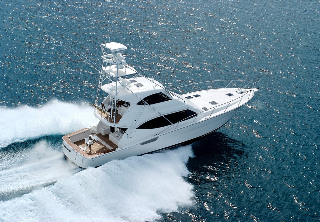 Martimo’s flagship: the 550 Offshore Convertible, a flybridge sportsfishing rig © Maritimo . http://www.maritimo.com.au